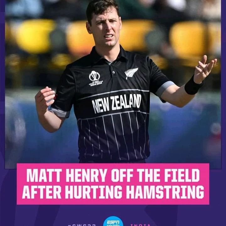 Matthew Henry Injury New Zealand ODI 2023 India